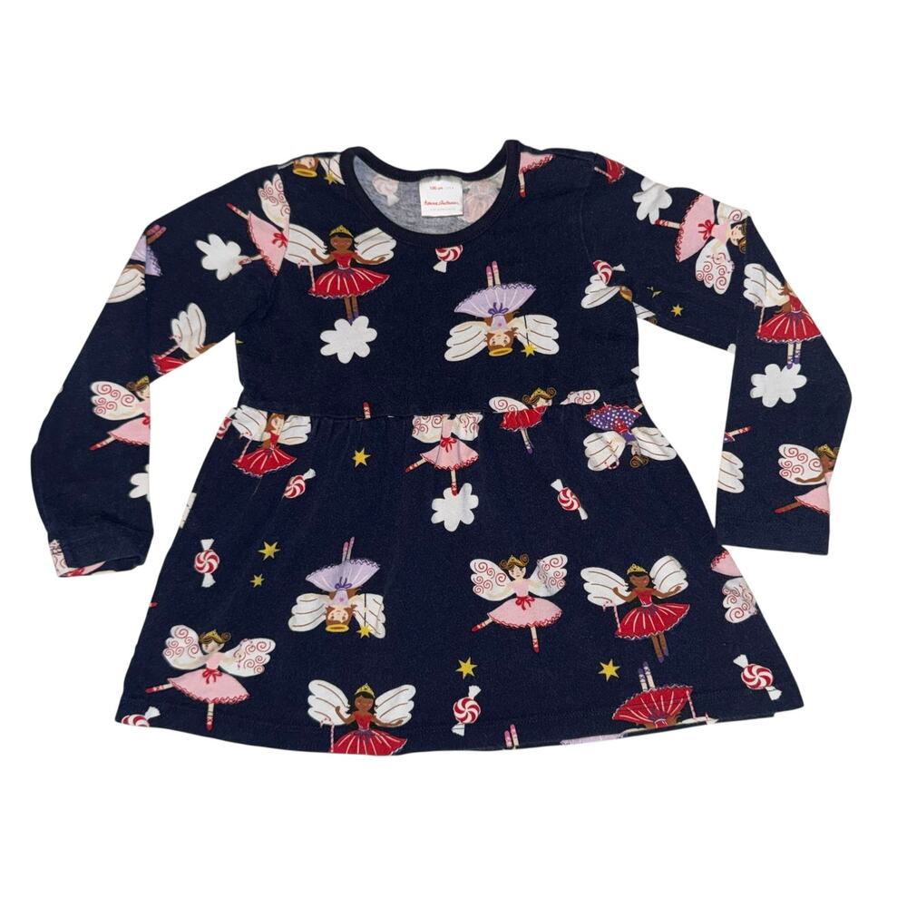 Hanna‎ Andersson Fairy Twirl Top Girls Size 4 Candy Ballerina Princess Cotton